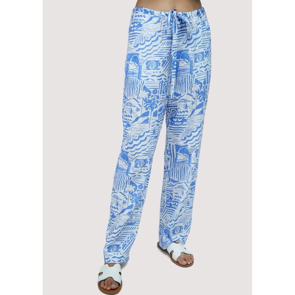 NEW LOST + WANDER nautical pants in blue/white - Picture 2 of 4